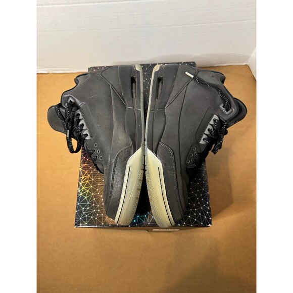 2014 AIR JORDAN 3 RETRO 5LAB3 'REFLECTIVE BLACK' size 9 - Picture 6 of 8